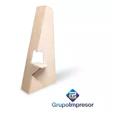 50 Parante Pie Soporte Peana Display - Carton - 12 Cm