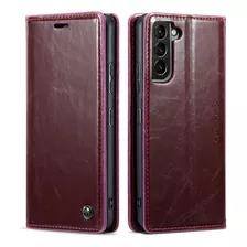 Funda Con Tapa Magnética Para Samsung Galaxy Carcasa De Cu