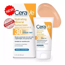 Cerave Hydrating Mineral Sunscreen Spf 30 Color 50 Ml