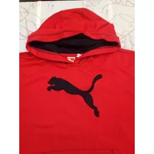 Hermosa Sudadera Puma Talla S - M Custom Roja, Nike adidas