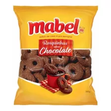 20 Pacotes Rosquinhas Mabel 300g Sabor Chocolate