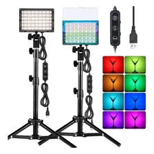 Luz Rgb Para Videoconferencia, 2600k-6000k Usb Con Zoom