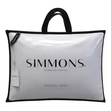 Travesseiro Simmons Natural Latex 14cm Original Americano