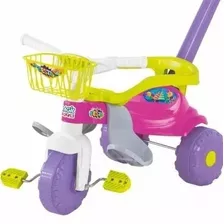 Triciclo Passeio Infantil Haste Pedal Magic Toys