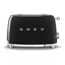 Smeg Tostadora Retro De 2 Rebanadas (negro) Color Negro