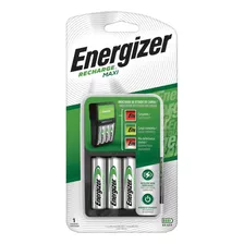 Cargador De Pilas Energizer Maxi + 2 Pilas Recargables Aa 1.2v