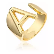 Anillo Gold Letra A