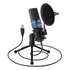 Microfono Usb Tonor Con Condensador Para Streaming,etc