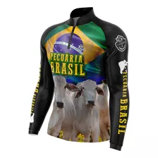 Kit2 Camisas Agro Proteção Uv50 Personalizadas Sua Logo/nome