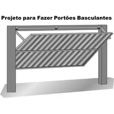 Projeto Portao De Ferro Basculante Ideal Para Serralheria
