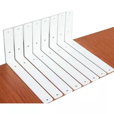 8 Pack - White L10 X H 6 X W 1.5 , 5mm Thick Rustic S...