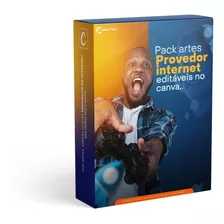 Pack 200 Artes Provedor De Internet Editável Canva+legendas