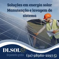 Manutenção E Lavagem De Sistema Solar 