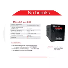 Regulador No Break Ups O Sai-micro Rs 300 Inet 
