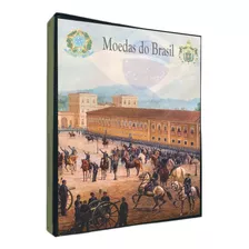 Álbum Fichário Comporta 1260 Moedas Com 20 Folhas Pvc