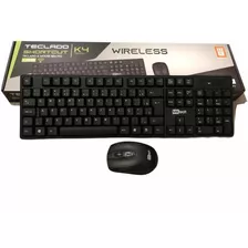 Kit Teclado E Mouse Wireless Sem Fio Com Teclas Português