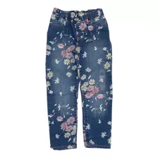 Calça Jeans Infantil Com Florzinha Original Importada Gap