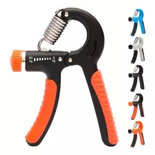 Hand Grip Ajustável Fortalecedor Mão Fisioterapia Antebraços Cor Preto/laranja