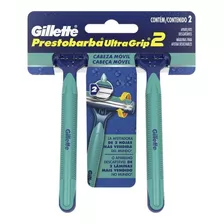 Barbeador Gillette Prestobarba Ultragrip 2 Unidades