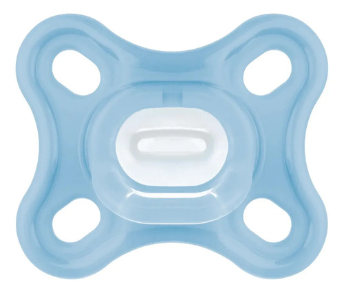 Chupeta Recém Nascidos Comfort 100% Silicone 0-2m Mam Azul