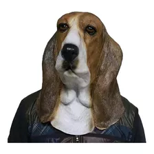 Mascara De Latex Perro Basset Hound O Batata Importadas.