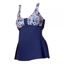 Malla Tankini Taza Estampada Tiro Corto Bianca Mare 24238