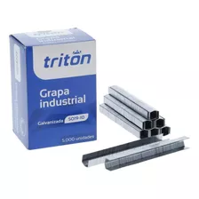 3 Cajas De Grapa Industrial Triton 5019-10 X 5.000 Und