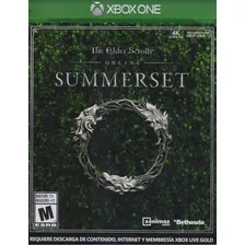 The Elder Scrolls Online Summerset 4k Xbox One Juego Fisico