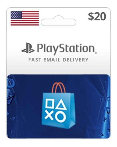 Tarjeta Playstation Store $20 Región Usa Ps3 Ps4 Psn