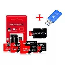Memoria Micro Sd 32gb Clase 10 + Adaptador Sd + Adaptado Usb