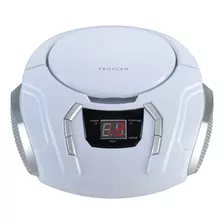 Radio De Cd Portátil Proscan Prcd261 En Color Blanco