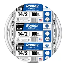 28827423 100&#39; 14/2 Conexión Tierra Romex Marca Sim...