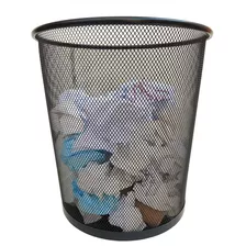 Lixeira Cesto Lixo Quarta Sala Loja Recepção Preta 10 Lts