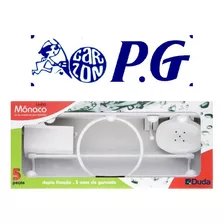 Accesorio Para Baño Monaco 5 Piezas Cromado Blanco P G 