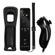 Control Remote Wii/ Wiiu + Nunchuk Negro