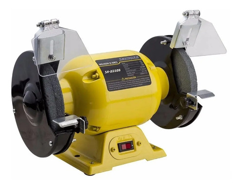 Amoladora Banco Shimura 1/2 Hp 375w 6 PuLG Monofasica 2 Piedras Sh-a3756 Dgm Amarillo 50 Hz