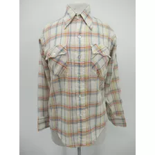 Camisa Levis Cuadros Vintage Made In Usa Epoca 1990 Tala S