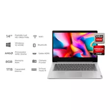 Notebook, Lenovo Ideapad S145 Amd 3020e 8gb Ram 1tb 