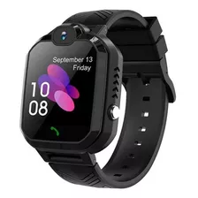 Reloj Inteligente Smartwatch Kids Ninos Gps Llamadas Camara Color De La Caja Negro