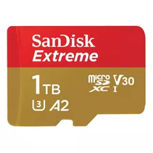 Tarjeta De Memoria Micro Sd Sandisk Microsd Extreme De 1 Tb