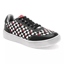 Tenis Mujer Minnie Mouse 3928 Negro Blrj 121-476