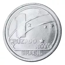 Moeda Do Brasil - 1 Cruzado De 1989 - 100 Anos Da República