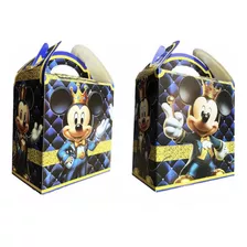 Mickey Príncipe Kit 50 Cajas Dulceras Bolos Recuerdo Fiesta