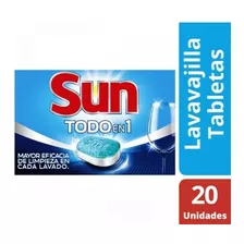 Pastillas Lavavajillas Sun 40 Unidades