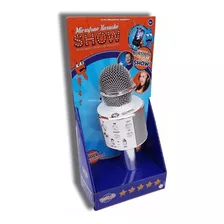 Microfone Karaokê Show Bluetooth Prata Sortido Toyng 36739