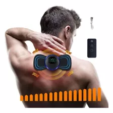 Massageador Estimulador Muscular Ems C/ Usb+controle Remoto 