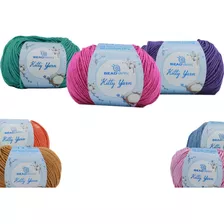 Hilo Fino Kitty Yarn Tejer Crochet 140mts C/u X3uds