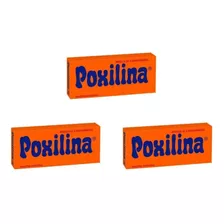 Pack X 3 Poxilina Masilla 2 Componentes 10 Minutos X 250 Grs