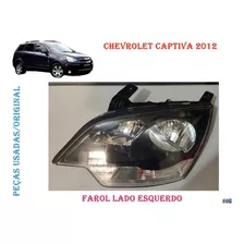 Farol Chevrolet Captiva Esquerdo Fume 2015 Original/usado