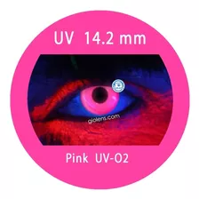 Pupilentes Halloween Neon Uv Brillantes Glow + Estuche+envio